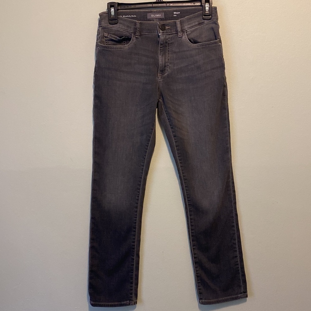 DL1961 GIRLS Perfect Fit Slim Brady In Charcoal Wash